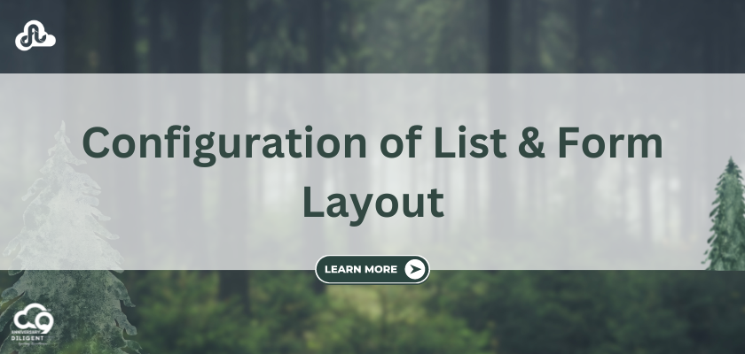 Configuration of List & Form Layout